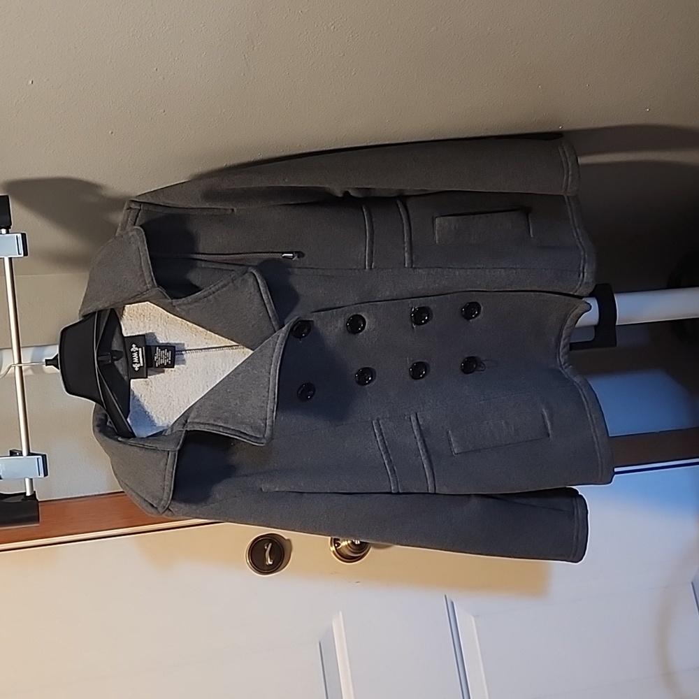 MM Esentials Grey Coat with Hood